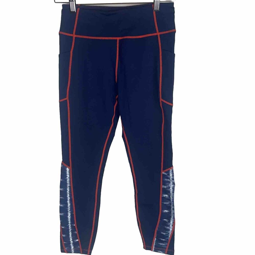Tuckernuck‎ Women's Blue Compression Activewear Leggings Pants Size Small